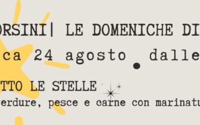 Crudo sotto le stelle! Domenica 24 agosto